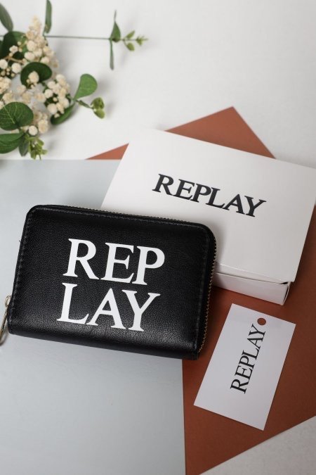 جزدان - REPLAY ( أسود ) شامل علبة
